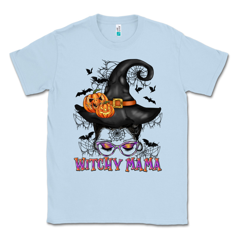 Witchy Mama Messy Bun Classic Tee by CowGirlArtShop | Teevron