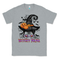 Heather Grey witchy mama messy bun Classic Tee - CowGirlArtShop