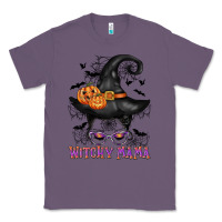 Lavender witchy mama messy bun Classic Tee - CowGirlArtShop