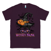 Plum witchy mama messy bun Classic Tee - CowGirlArtShop