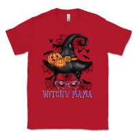 Red witchy mama messy bun Classic Tee - CowGirlArtShop