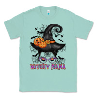 Seafoam witchy mama messy bun Classic Tee - CowGirlArtShop