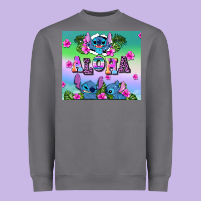 Aloha Stitch Heavyweight Sweatshirt Designed By Adodesignshop