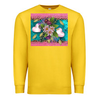 Lemon v.d flowers and hearts Premium Sweatshirt - AdoDesignShop