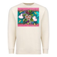 Sandshell v.d flowers and hearts Premium Sweatshirt - AdoDesignShop