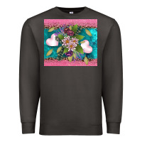 Smoke v.d flowers and hearts Premium Sweatshirt - AdoDesignShop