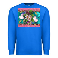 True Royal v.d flowers and hearts Premium Sweatshirt - AdoDesignShop