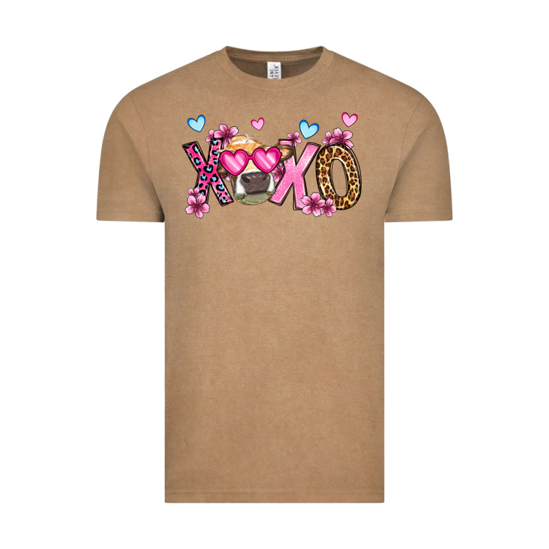 Xoxo Cow Valentine's Day Vintage Tee by OliviaCreatesArt | Teevron