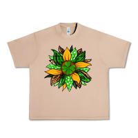 Burro St. Patrick's sunflower Urban Heavy Tee - OliviaCreatesArt