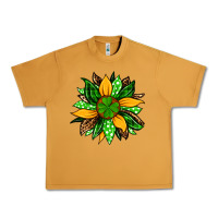 Peanut Butter St. Patrick's sunflower Urban Heavy Tee - OliviaCreatesArt