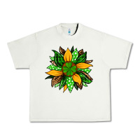 Pistachio St. Patrick's sunflower Urban Heavy Tee - OliviaCreatesArt