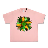 Salmon St. Patrick's sunflower Urban Heavy Tee - OliviaCreatesArt