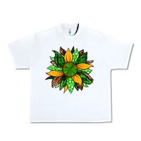 White St. Patrick's sunflower Urban Heavy Tee - OliviaCreatesArt