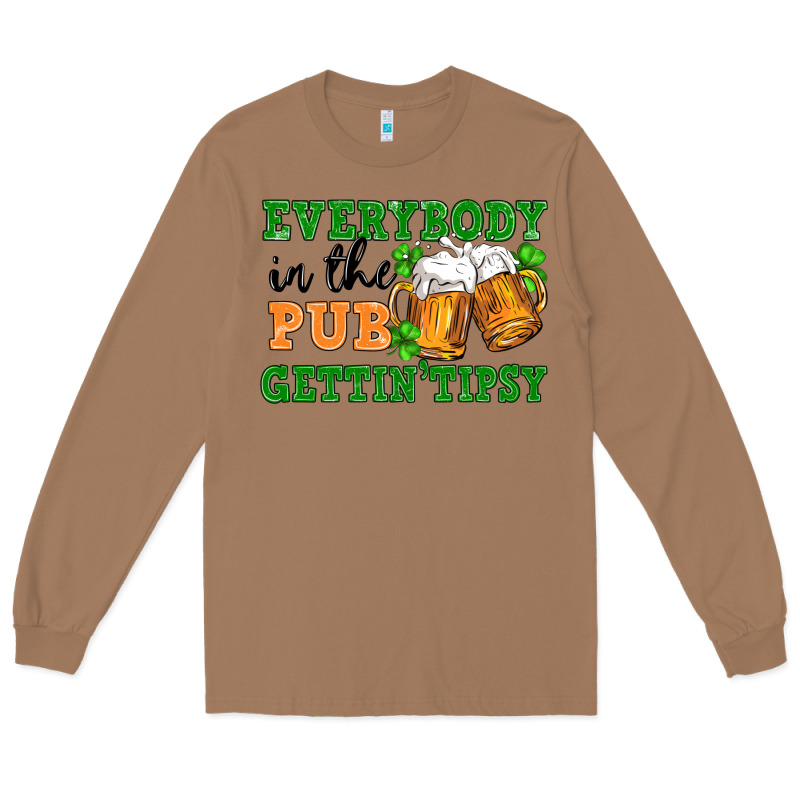 Everybody In The Pub Gettin Tipsy Long Sleeve Tee by FaDigitalArtStudio | Teevron