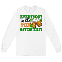 White everybody in the pub gettin tipsy Long Sleeve Tee - FaDigitalArtStudio