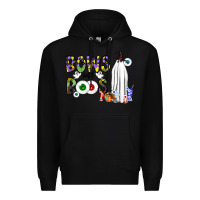 Black Bows and Boos Y'all Premium Hoodie - CowhideDigitalArt