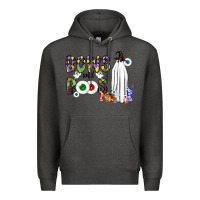 Charcoal Heather Bows and Boos Y'all Premium Hoodie - CowhideDigitalArt