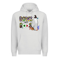 Dove Grey Bows and Boos Y'all Premium Hoodie - CowhideDigitalArt