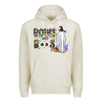 Oatmeal Heather Bows and Boos Y'all Premium Hoodie - CowhideDigitalArt