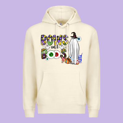 Bows And Boos Y'all Premium Hoodie Designed By Cowhidedigitalart
