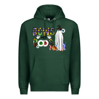 Sports Green Bows and Boos Y'all Premium Hoodie - CowhideDigitalArt