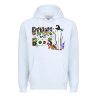 White Bows and Boos Y'all Premium Hoodie - CowhideDigitalArt