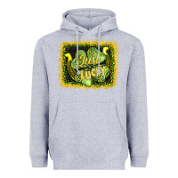 Heather Grey just lucky Heavyweight Hoodie - AdoDesignShop