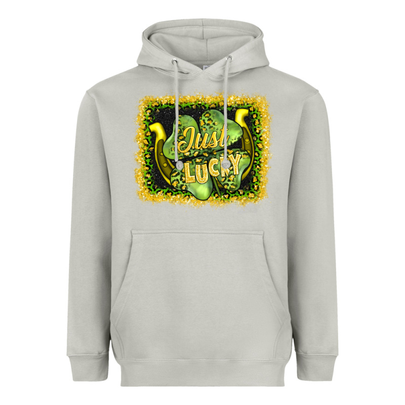 Just Lucky Heavyweight Hoodie by AdoDesignShop | Teevron