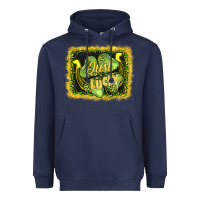 Navy just lucky Heavyweight Hoodie - AdoDesignShop