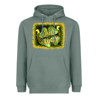 Sage just lucky Heavyweight Hoodie - AdoDesignShop