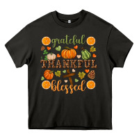 Asphalt Grateful thankful blessed Heavy Core Tee - NancyCooperArtShop