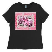 Black survivor cancer awareness Ladies Tee - CowGirlArtShop