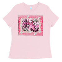 Bubblegum Pink survivor cancer awareness Ladies Tee - CowGirlArtShop