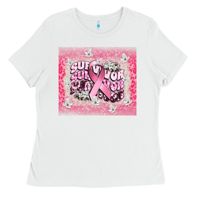 Survivor Cancer Awareness Ladies Tee by CowGirlArtShop | Teevron