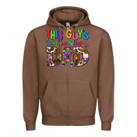 Chestnut this guys an ausome dad Zipper Hoodie - AdoDesignShop