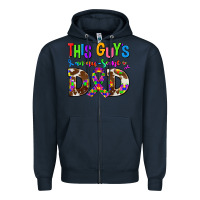 Navy this guys an ausome dad Zipper Hoodie - AdoDesignShop
