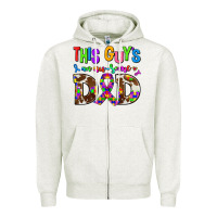 This Guys An Ausome Dad Zipper Hoodie | Teevron