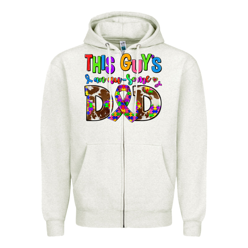 This Guys An Ausome Dad Zipper Hoodie by AdoDesignShop | Teevron