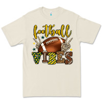 Bone Football vibes yellow and green team color Premium Tee - HowdyJamesFarm
