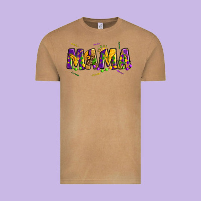 Mama Mardi Gras Vintage Tee Designed By Oliviacreatesart
