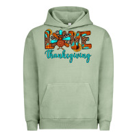 Pigment Oil Green love thanksgiving Urban Hoodie - JahusDesignShop