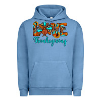 Pigment Pebble Blue love thanksgiving Urban Hoodie - JahusDesignShop