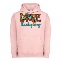 Pigment Salmon love thanksgiving Urban Hoodie - JahusDesignShop