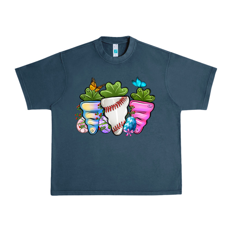 Easter Day Baseball Easter Sports Carrots Urban Heavy Tee by OliviaCreatesArt | Teevron