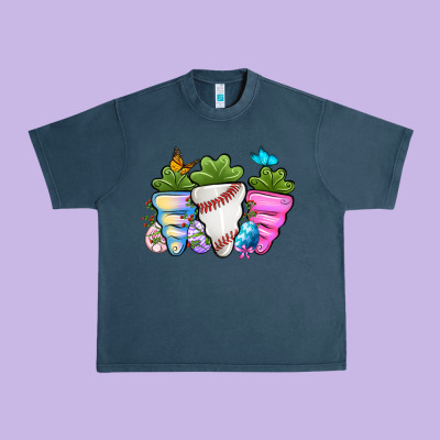 Easter Day Baseball Easter Sports Carrots Urban Heavy Tee Designed By Oliviacreatesart