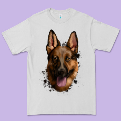 German Shepherd Premium Tee Designed By Jasminsmagicworld