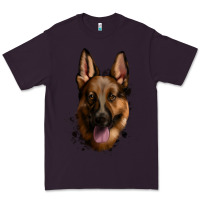 Plum German Shepherd Premium Tee - Jasminsmagicworld