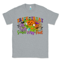 Heather Grey trick or treat smell my feet Classic Tee - CowGirlArtShop
