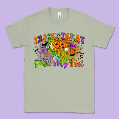 Trick Or Treat Smell My Feet Classic Tee Designed By Cowgirlartshop