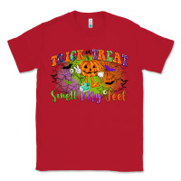 Red trick or treat smell my feet Classic Tee - CowGirlArtShop